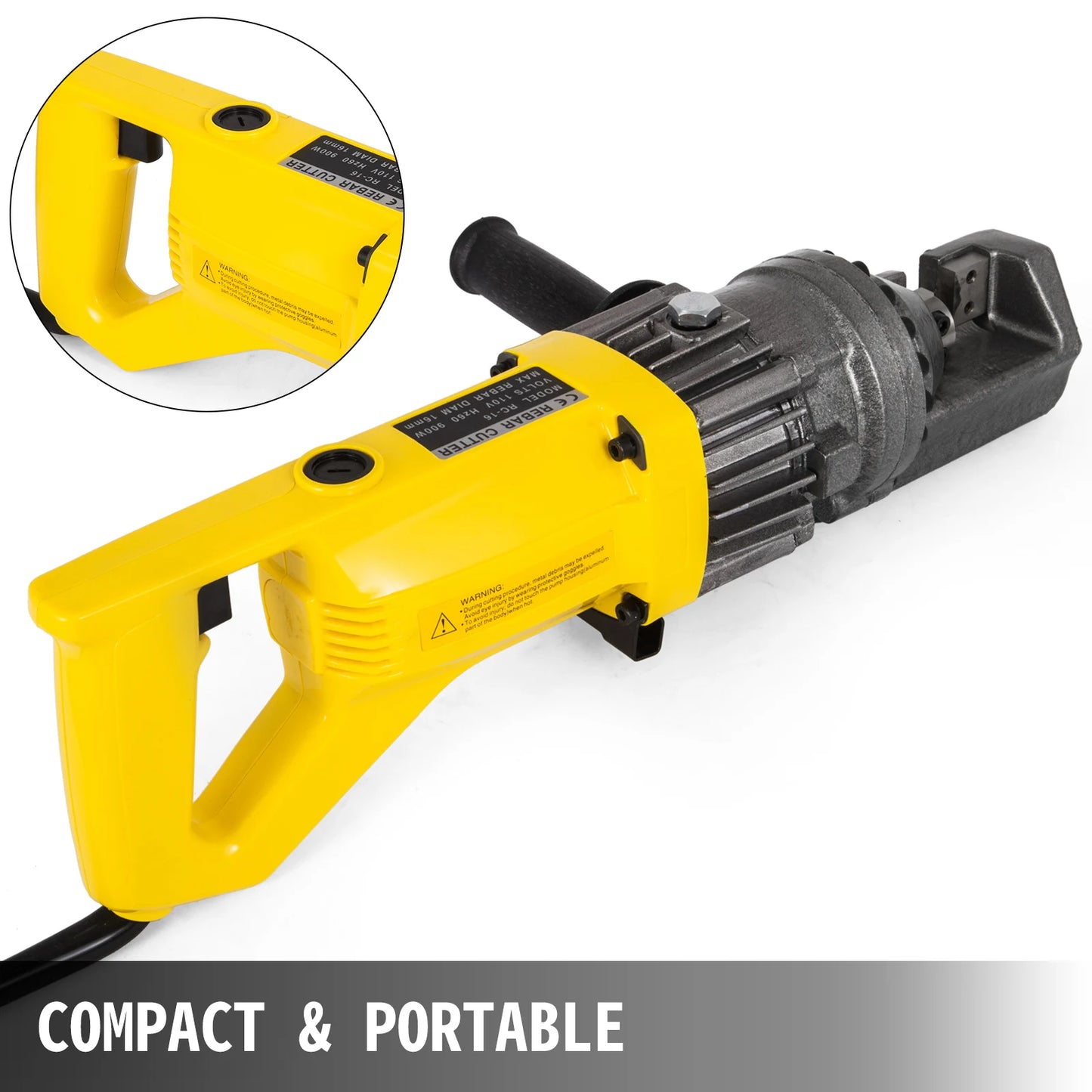 SucceBuy RC-16/20/22/25 Portable Electric Hydraulic Rebar Cutter 4mm-25mm 900W 1250W 1350W 1700W for Railways Oil Fields