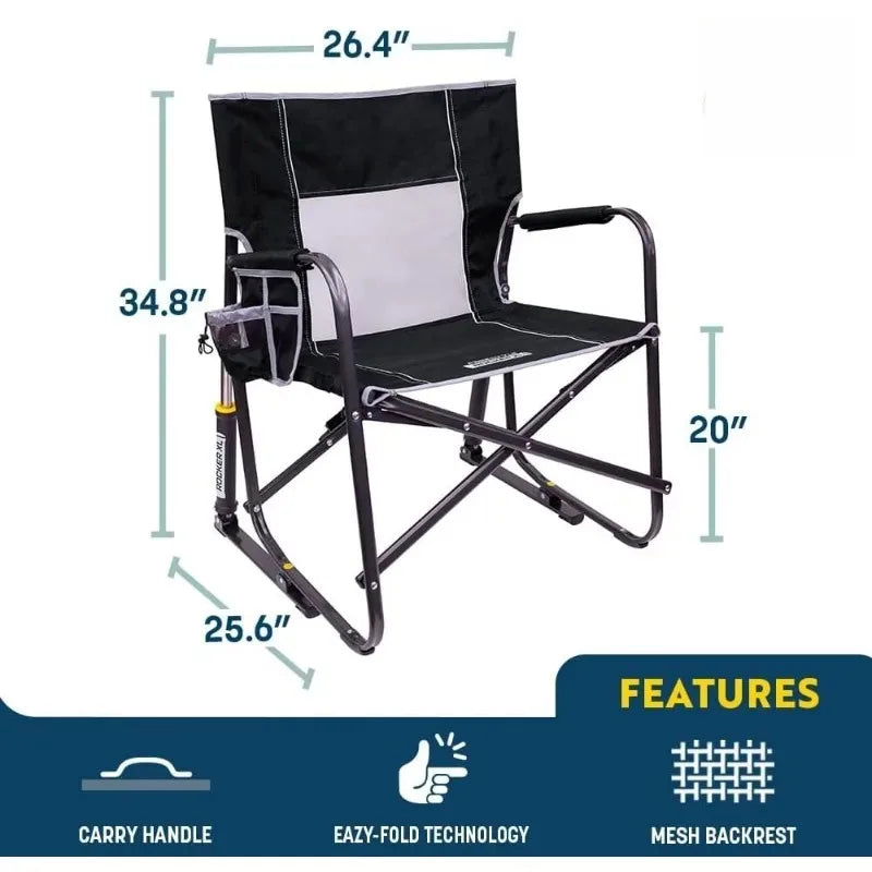 Furniture.Freestyle Rocker XL Portable Folding Rocking Chair and Outdoor  Chair sofa