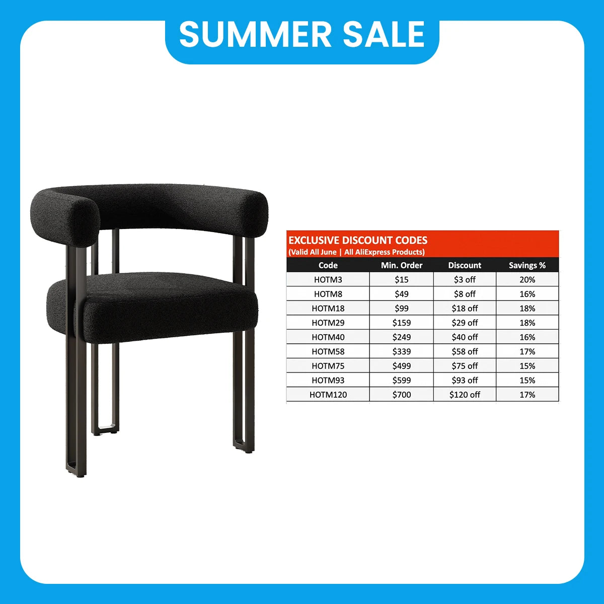 Farini Upholstered Dining Arm Chairs Set of 2, Modern Cushioned Accent Chairs with Metal Frame