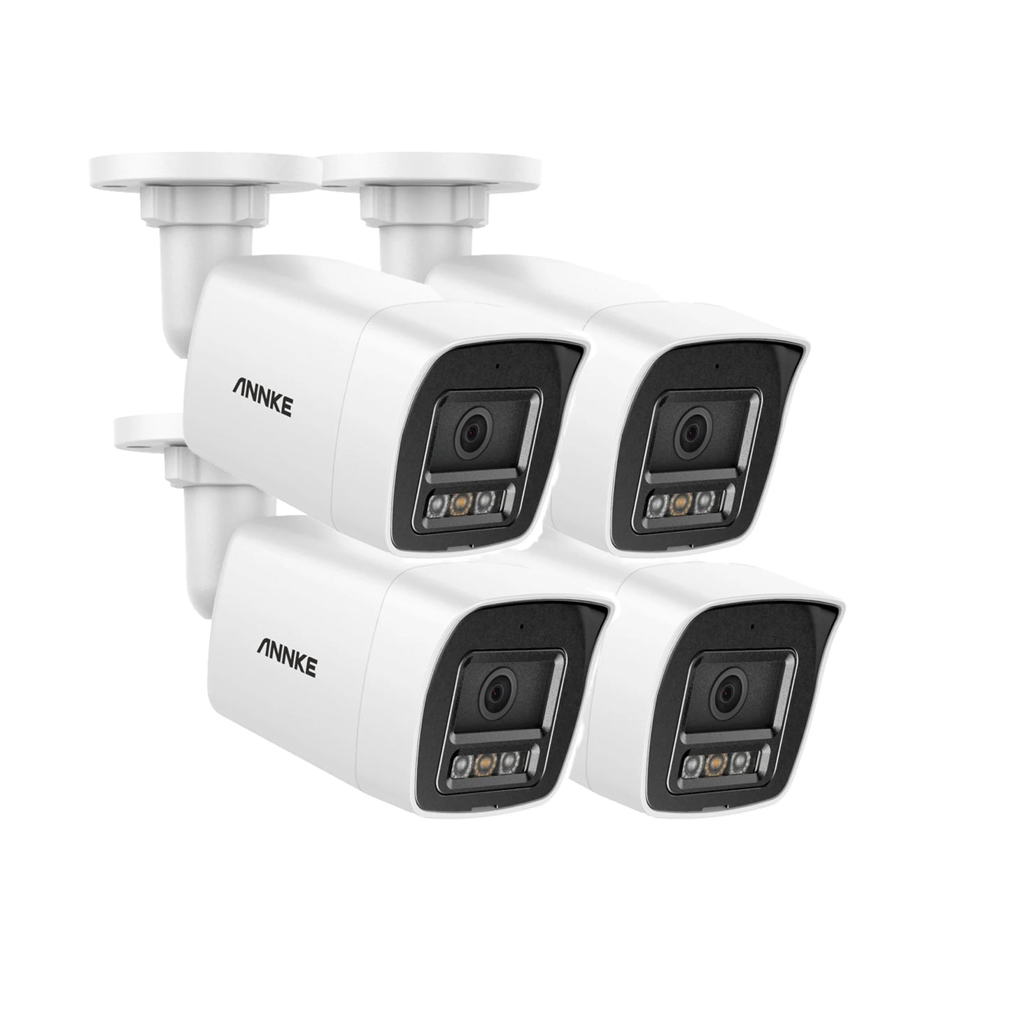 ANNKE 4X Ultra HD 8MP POE Camera 4K Outdoor Indoor Weatherproof Security Network Bullet EXIR Night Vision Email Alert Camera Kit