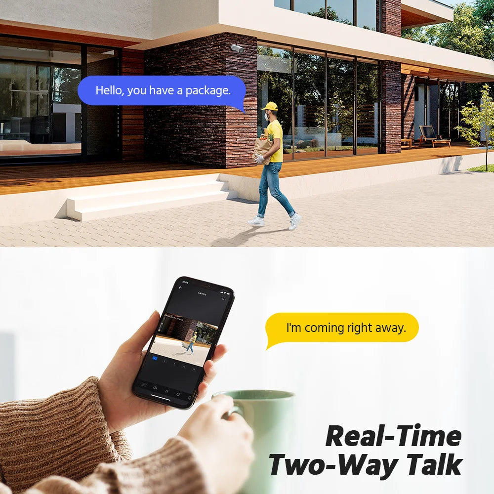 ANNKE 4K 4X ZOOM Smart Dual Light Varifocal Network Camera IP Camera IP67 Human Vehicle Detection 8MP Smart Home Cam