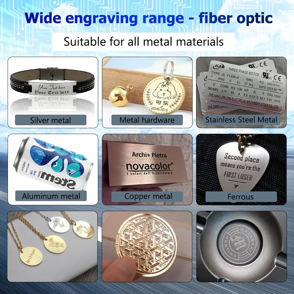 300W JPT Mopa Auto Focus Fiber Laser Marking Cutting Machine Fiber Laser Deep Engraver for All Metal Gold Silver Jewelry Ring