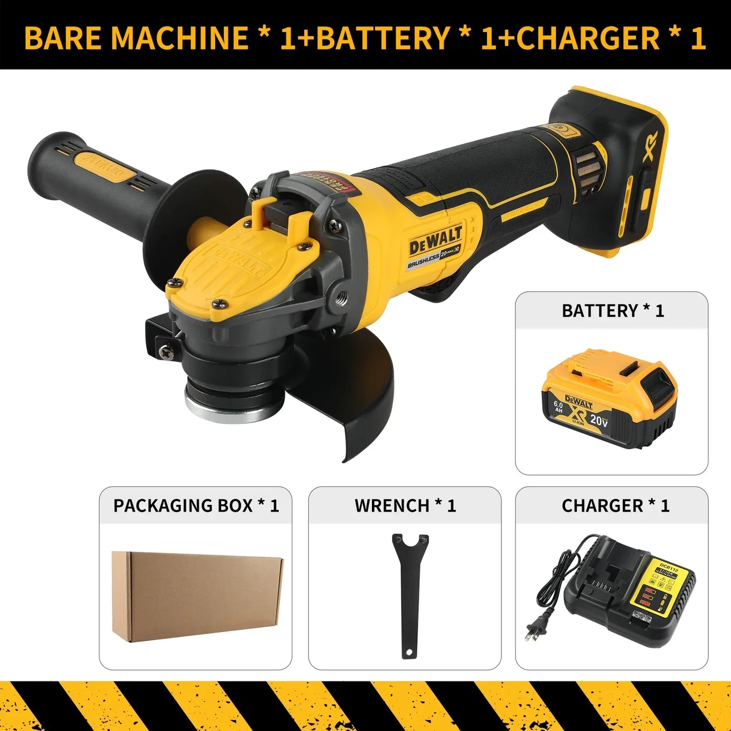 DEWALT DCG416 20V Max brushless bare grinder. It's a cutting - edge tool for various tasks, delivering reliable power