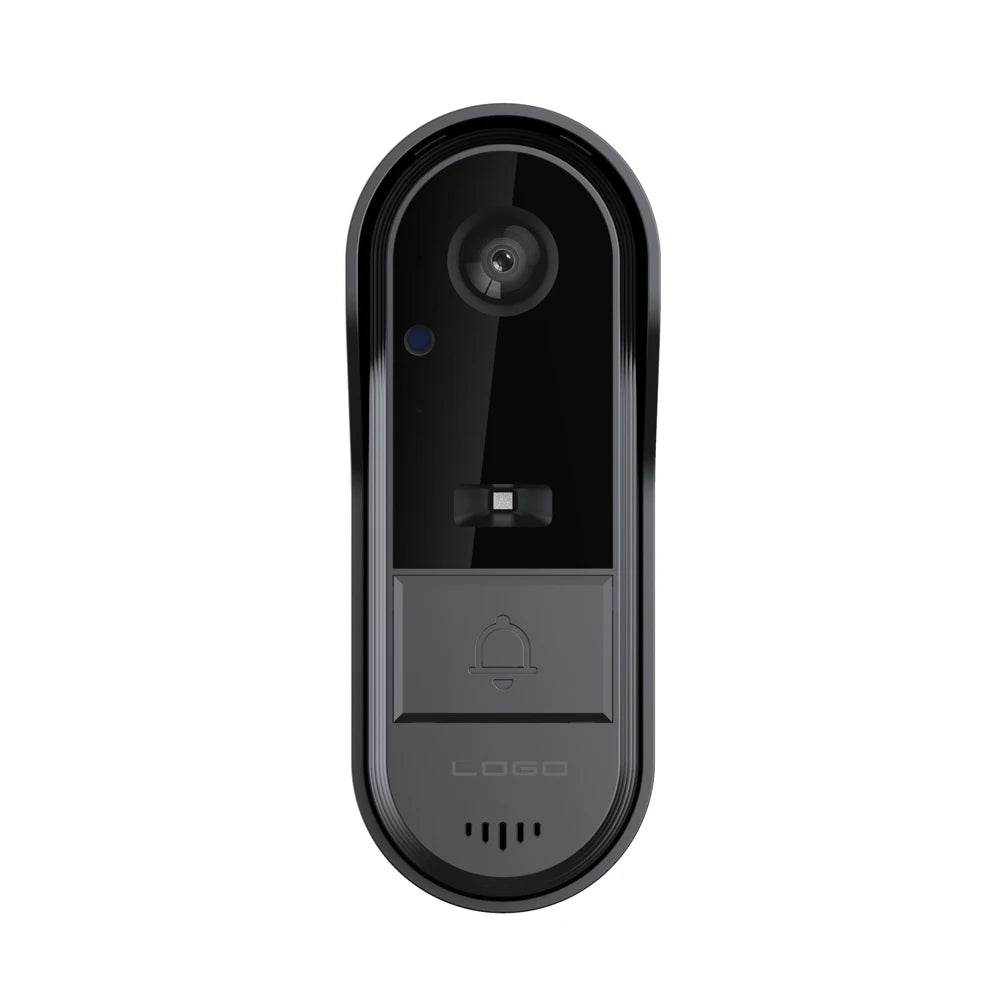 2.4G WiFi HD Doorbell Camera 4.3 Inch IPS Screen Smart Door Bell Waterproof Video Intercom Door Camera for Home Office Apartment
