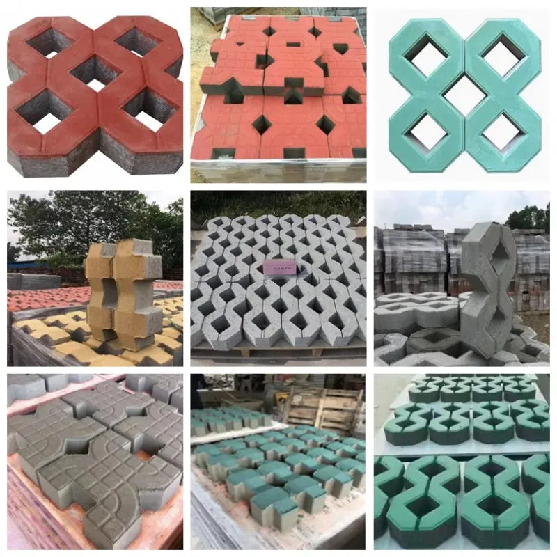 Automatic Hollow Blocks Making Machine Concrete Brick Making Machinery Road Paving Concrete Fly Ash Block Equipment Make Bricks