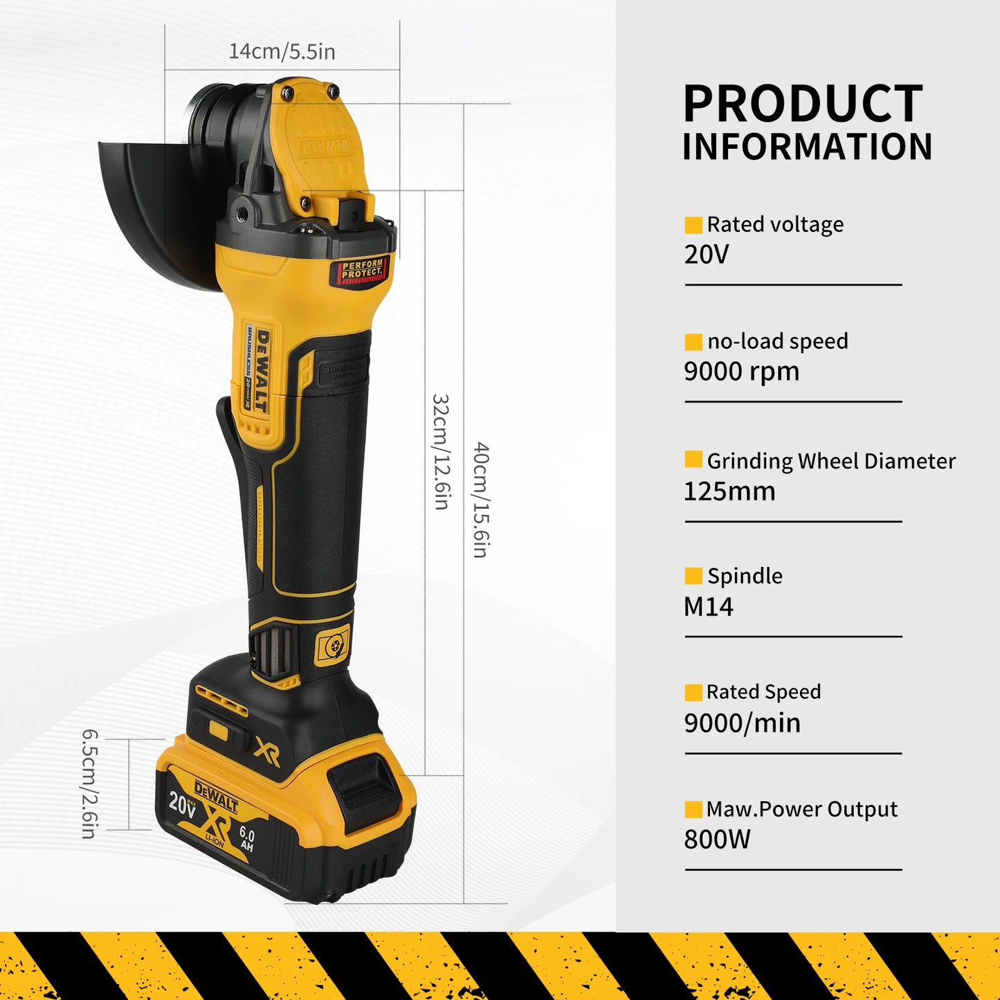 DEWALT DCG416 20V Max brushless bare grinder. It's a cutting - edge tool for various tasks, delivering reliable power