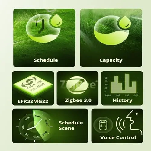 Smilewolf SWV Zigbee Smart Water Valve IP55, eWeLink, Alexa, Google Home Compatible (A-SWV-NH)
