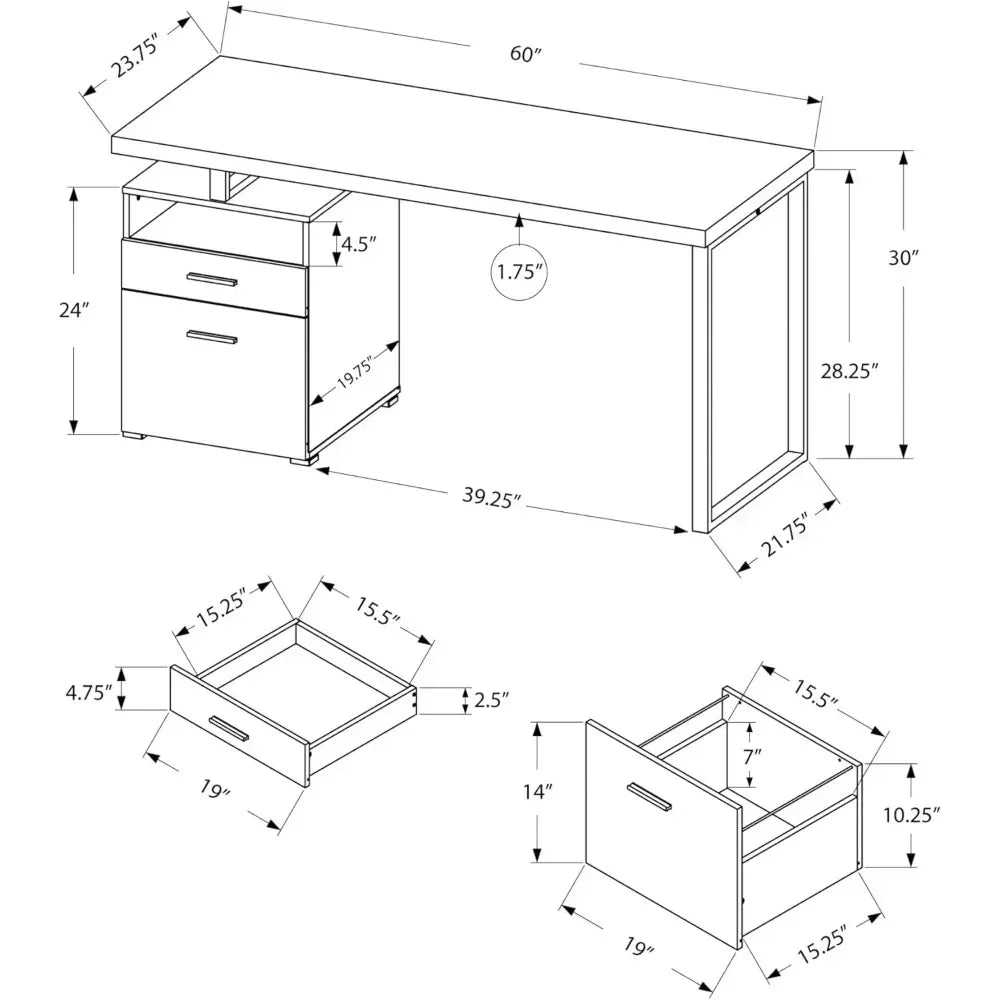 BestsellerBestsellerBestsellerCurated for Your Home computer writing desk for home & office laptop table with drawers open shelf