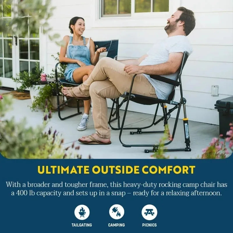 Furniture.Freestyle Rocker XL Portable Folding Rocking Chair and Outdoor  Chair sofa